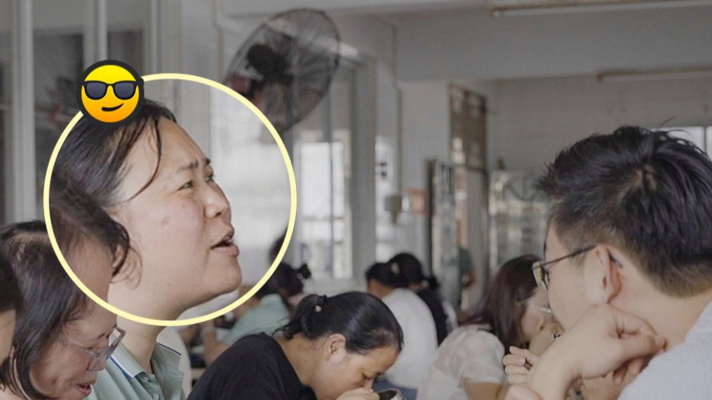 聊到关税战 广东外贸女工眉毛一挑