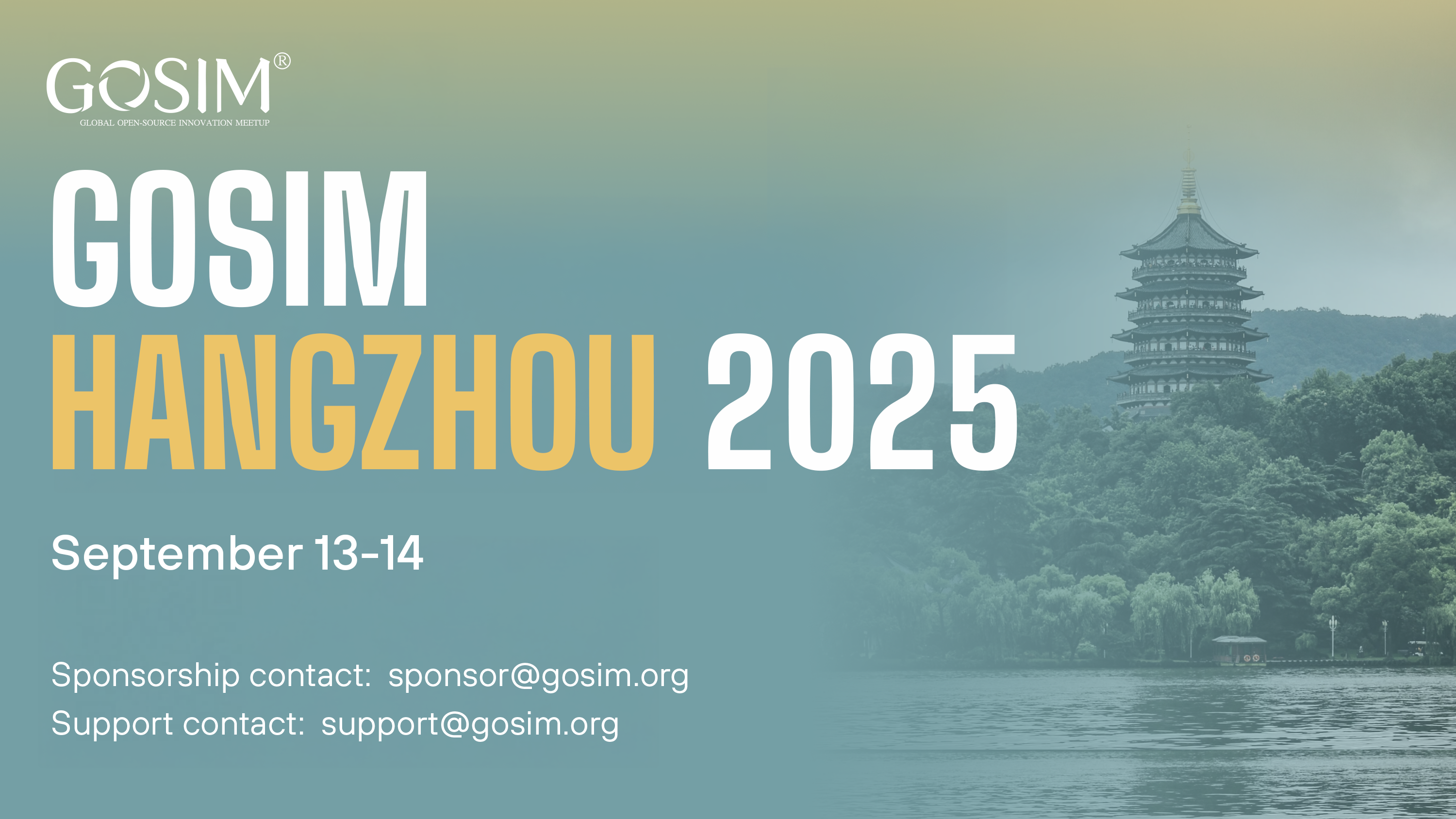GOSIM HANGZHOU 2025 首批嘉宾发布，早鸟票来啦！