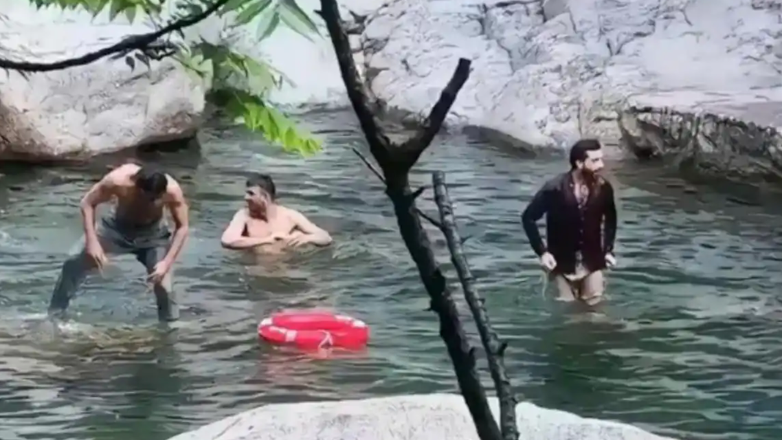 3名外籍男子在庐山戏水？景区致歉