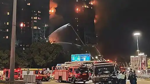 香港大埔火灾已致55人遇难