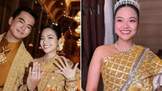 28岁柬埔寨公主大婚 曾在中国留学
