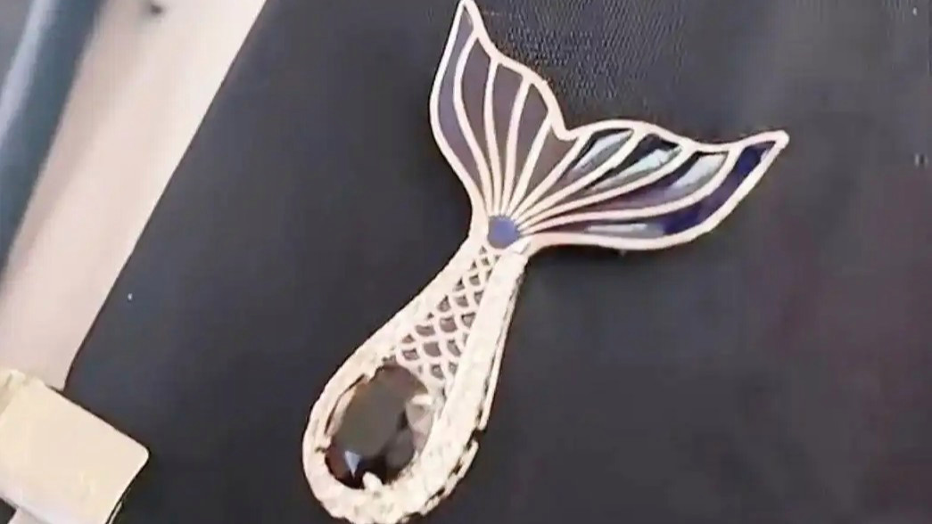 代表秦丽莎带火的鱼尾胸针远销50国